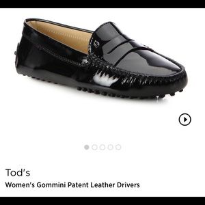 Tod’s Patent Leather Driving Shoes